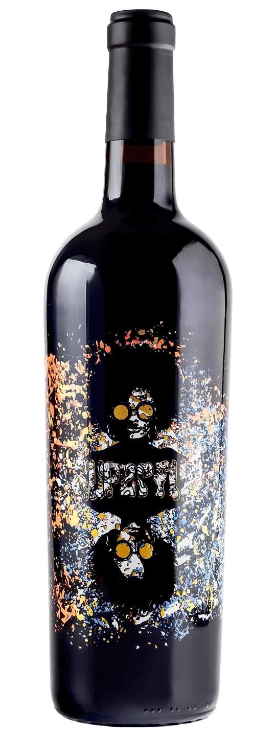 A link to details about Superfly: The New Movement in a bottle — a bright and bold red wine made up of 43% Zinfandel, 35% Cabernet Sauvignon, and 22% Petit Sirah.